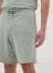 Green pure cotton relaxed-fit shorts_3