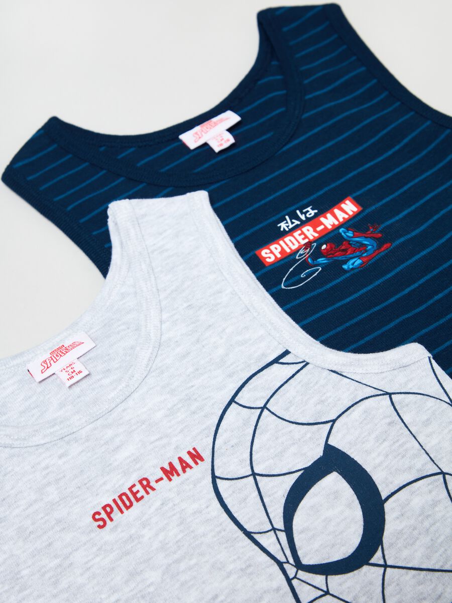 Two-pack racerback vests with Spider-Man print_2