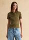 Striped green polo in stretch cotton_1