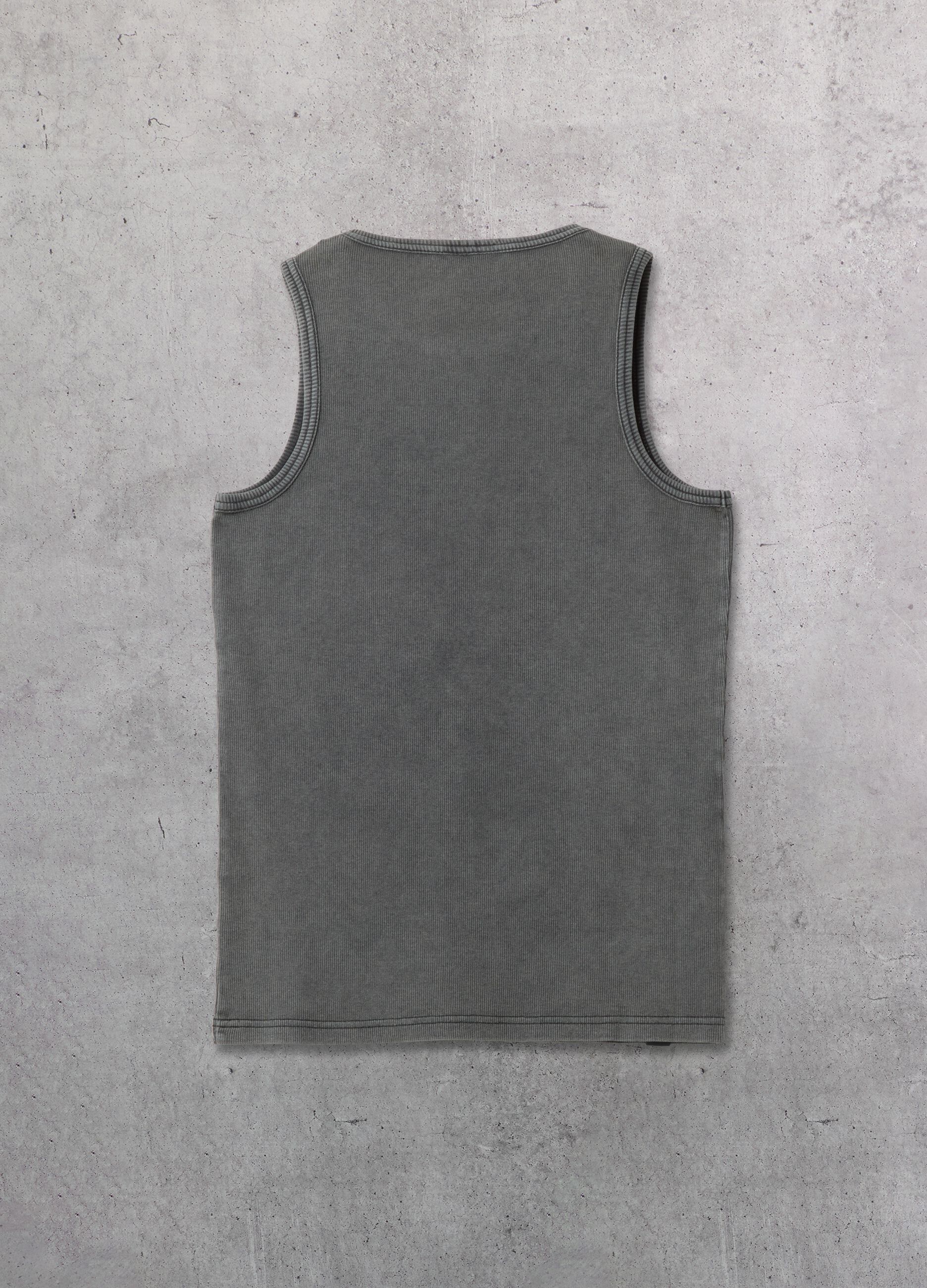 2-pack of grey stretch cotton tank tops