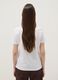 White pure cotton T-shirt with front print, regular fit_3