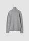 Grey cotton-wool blend half-zip jumper_2