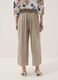 Beige viscose-blend trousers with belt_2