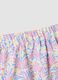 Pink stretch-fabric set with top and shorts for girls_2
