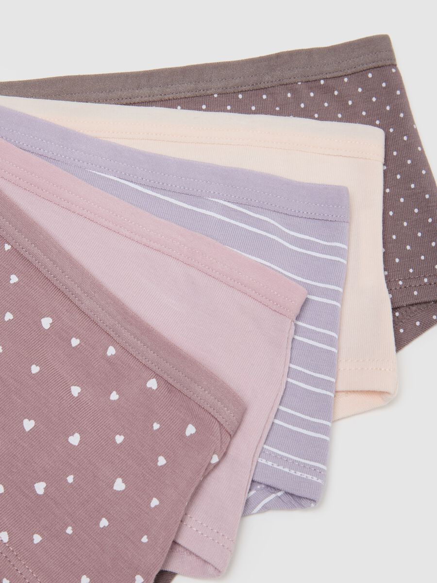 Multipack elasticated cotton multicolour regular fit briefs_5