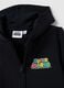 Children's black pure cotton sweatshirt regular fit with Super Mario print_2