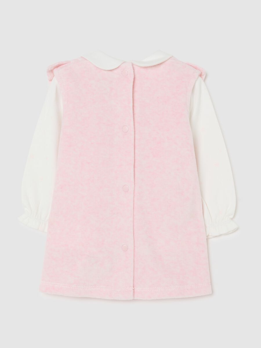 Multicolour Cotton Blend Baby Girl Outfit_1