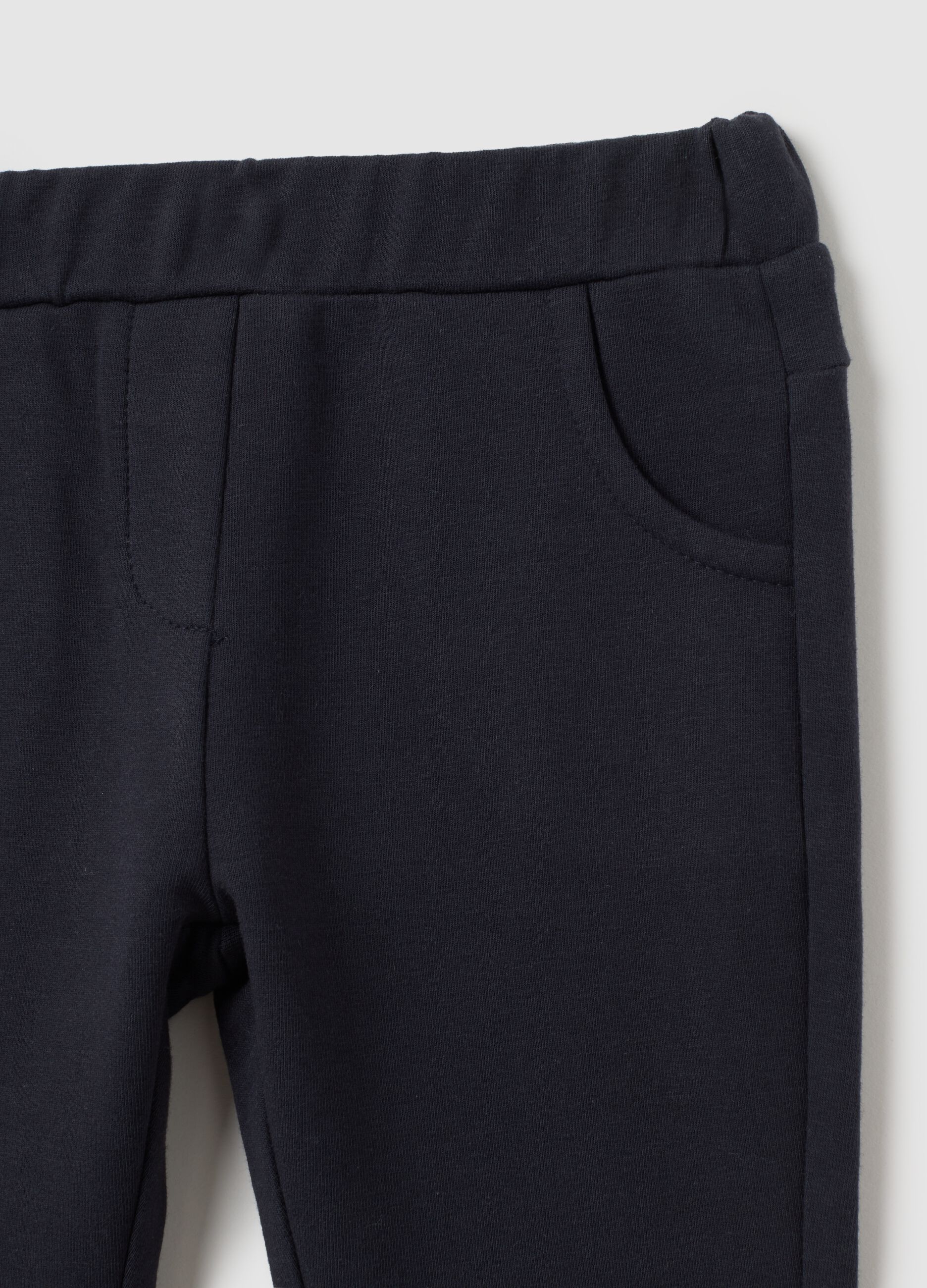 Wei&szlig;-blaues elastisches Baumwollset f&uuml;r M&auml;dchen