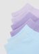 Girls&rsquo; multicolour short mixed-cotton socks multipack_2