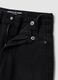 Jeans neri wide leg in misto cotone e viscosa per bambino_3