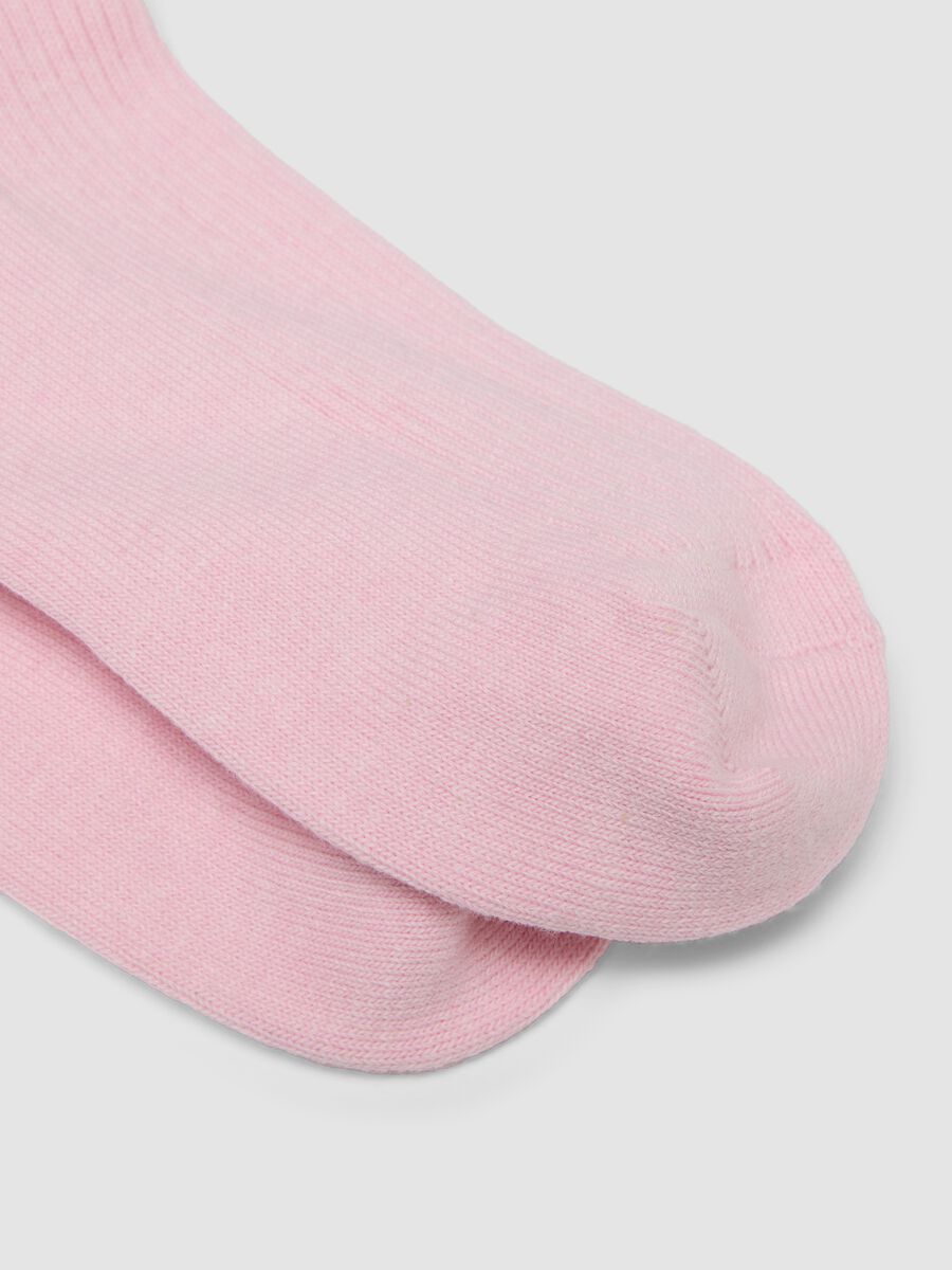 Rosa Sneakersocken aus Stretch-Baumwolle_2