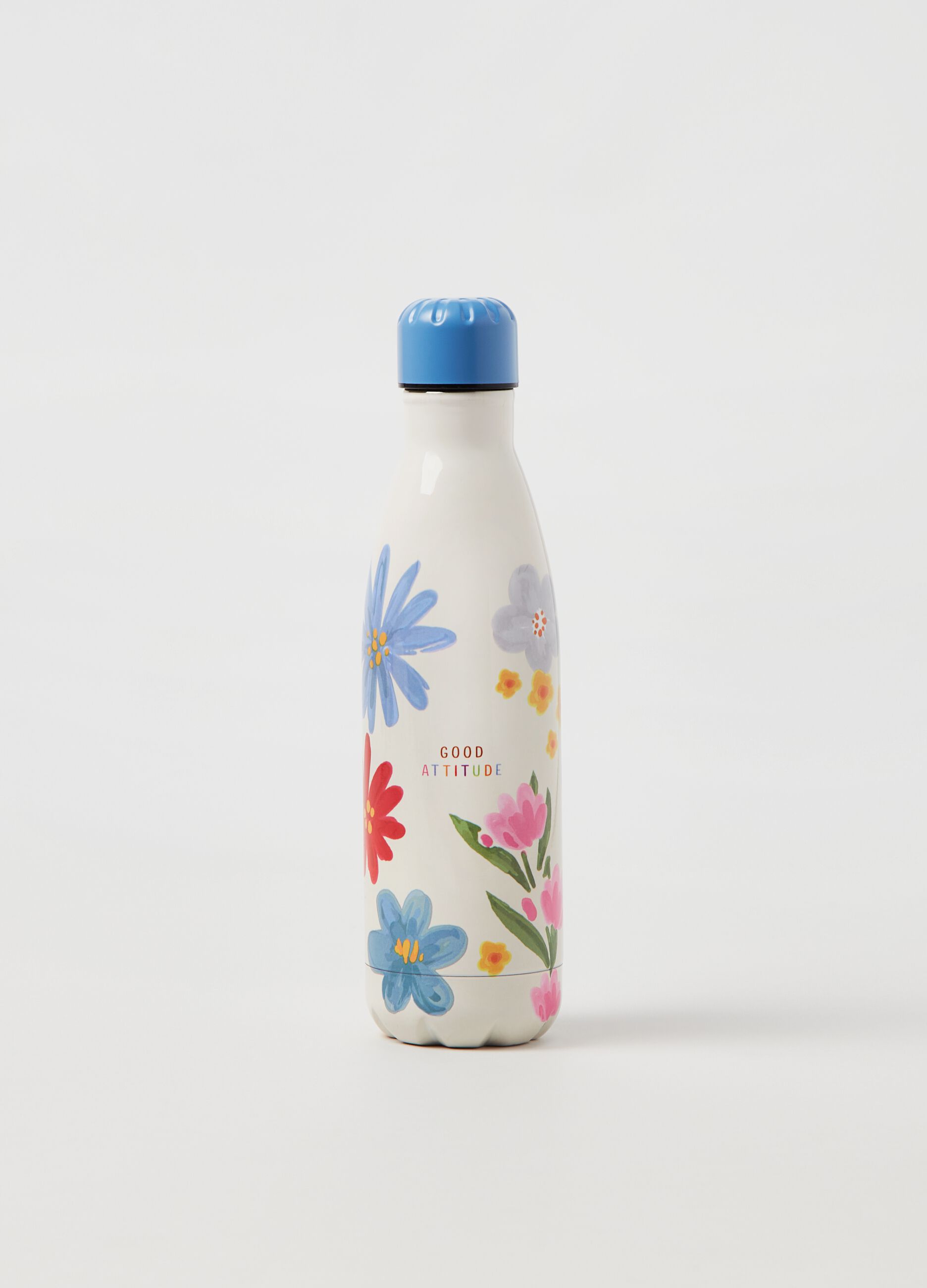 Flask with floral print