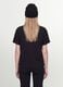 Black oversized pure cotton short-sleeve T-shirt_2