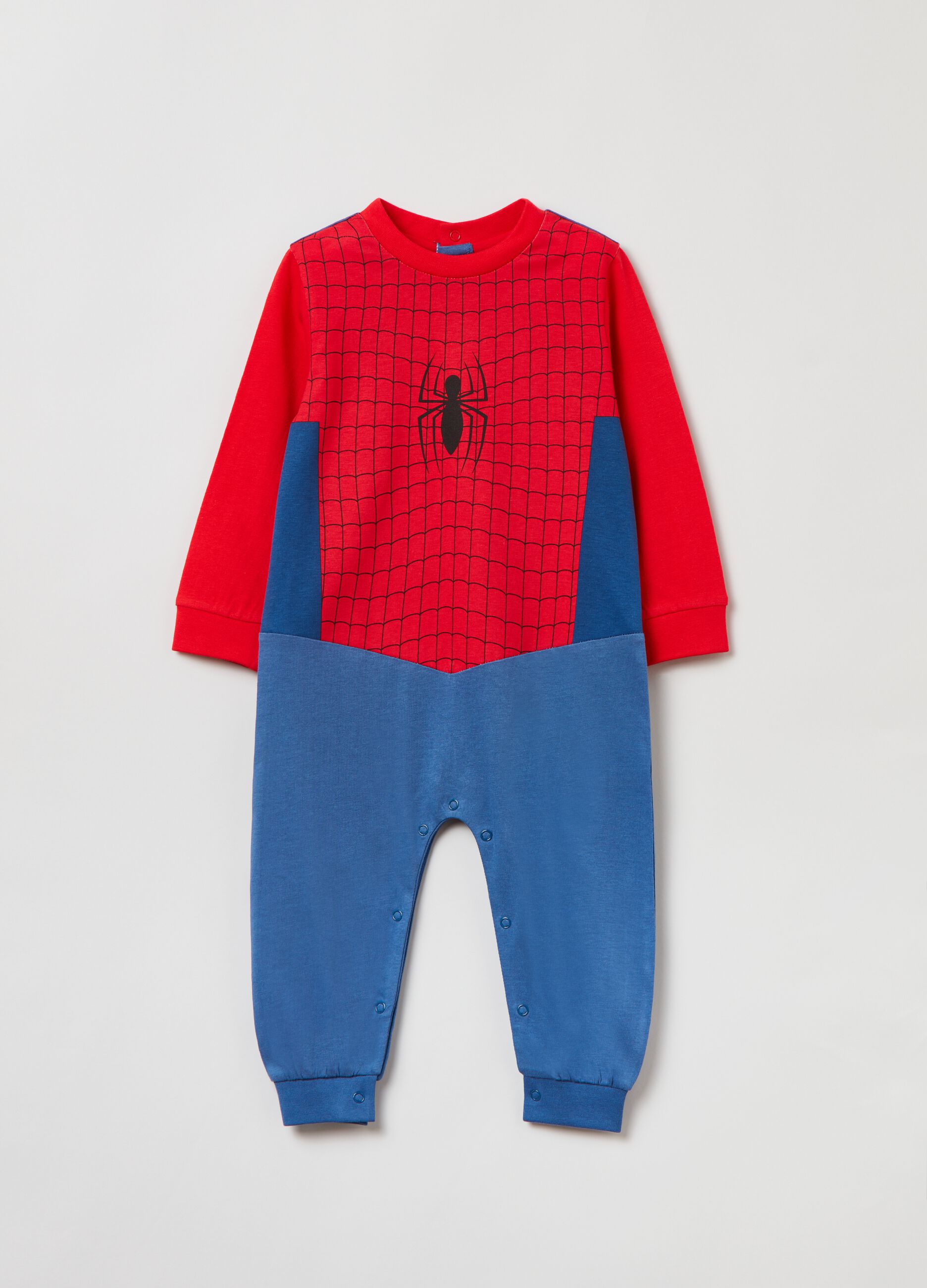 Pelele de algodón estampado Marvel Spider-Man