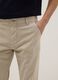 Beige Slim Fit Stretch Cotton Chino Trousers_3