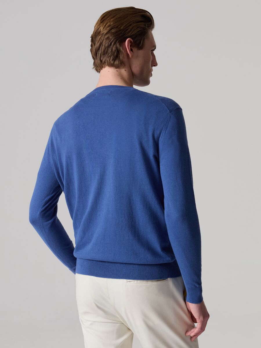 Contemporary pullover in cotton and hemp_2