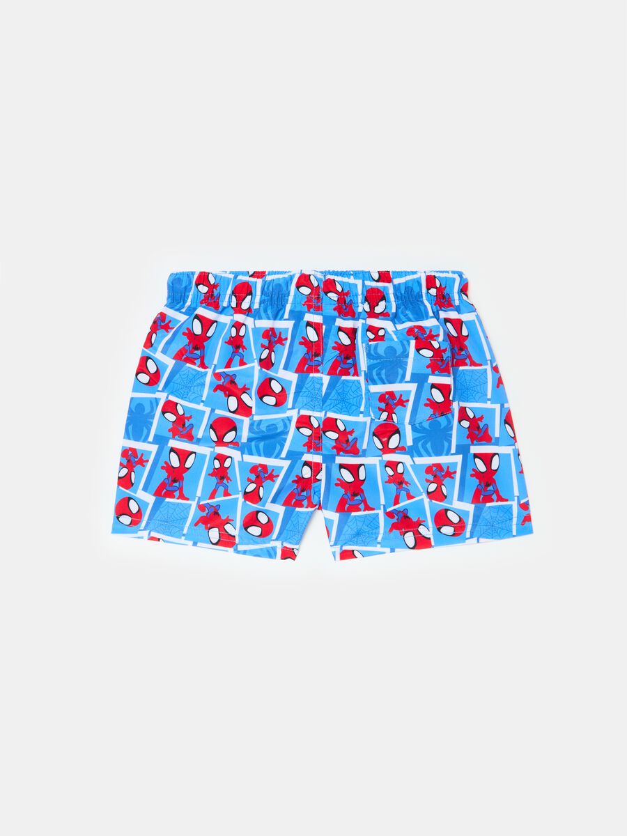 Swimming trunks with Spidey print_1