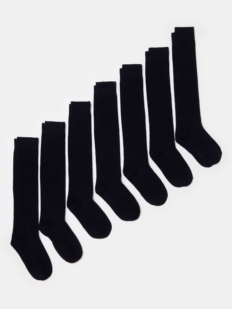 Seven-pair multi-pack long socks_0