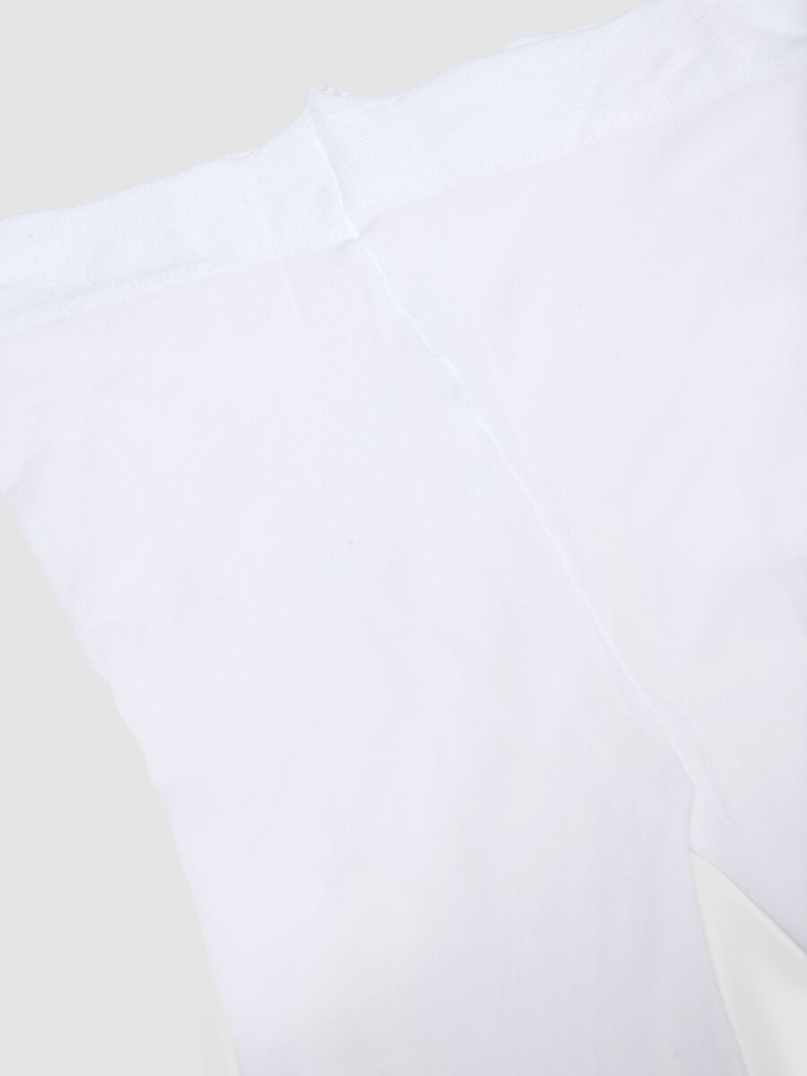 Bipack collant elasticizzati bianchi da neonata_1