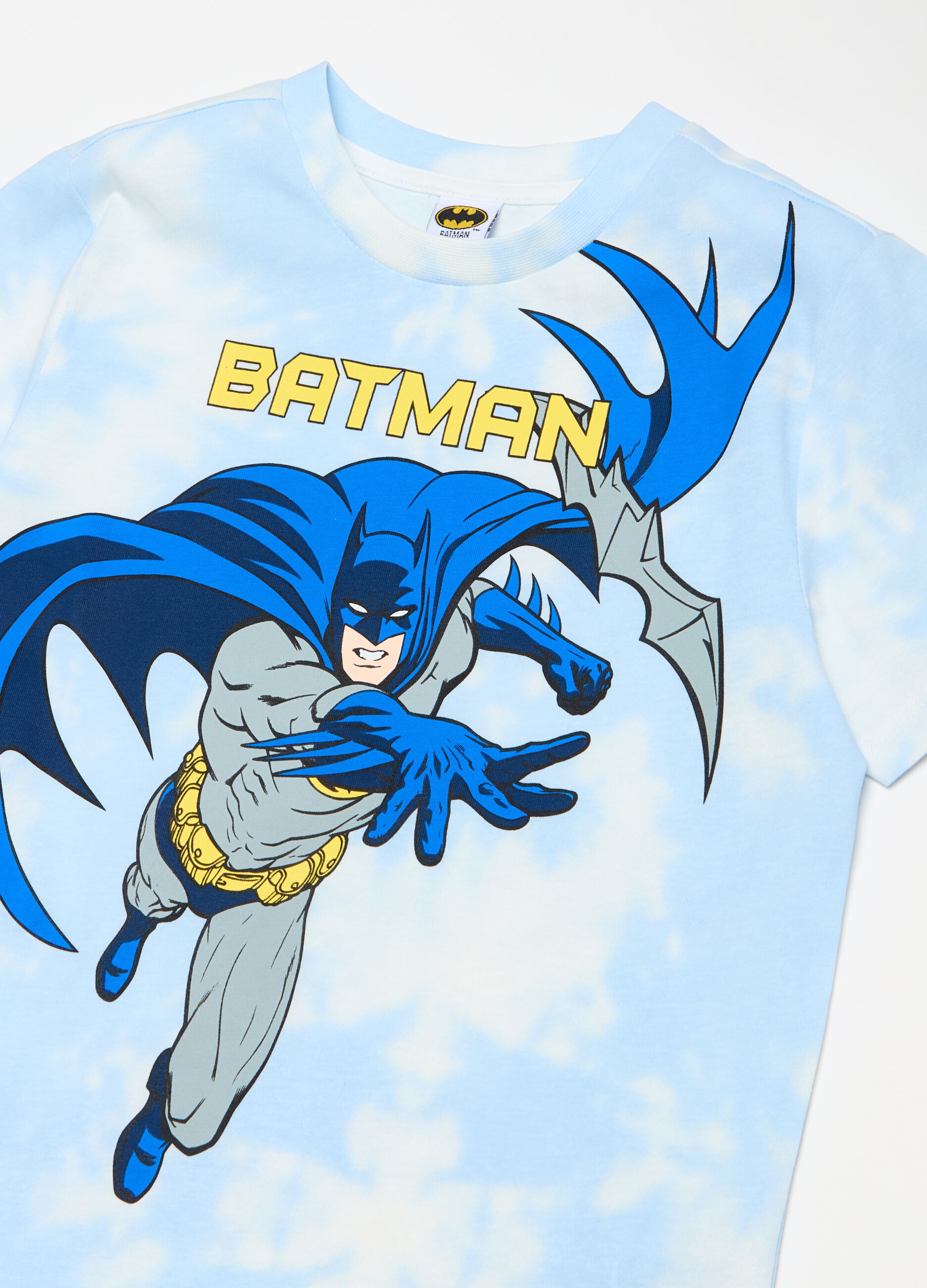 Organic cotton pyjamas with Batman print