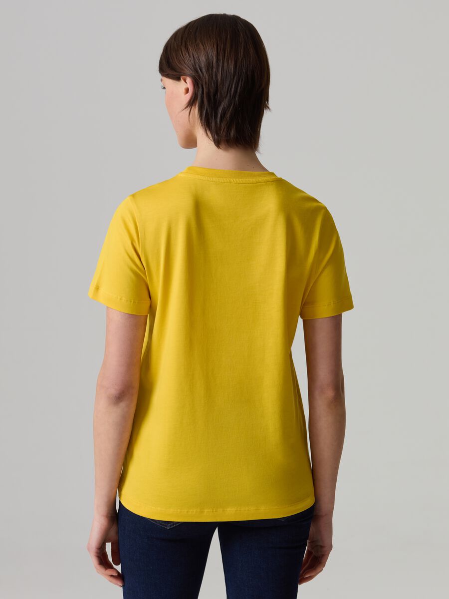 Supima cotton T-shirt with round neck_1