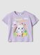 Girls' lilac stretch cotton regular fit t-shirt_0