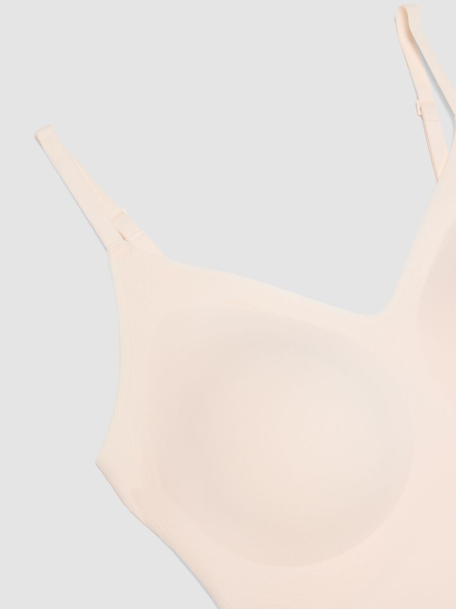 Pink stretch V-neck camisole_6