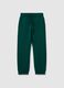 Kids' pure green cotton regular fit joggers_0