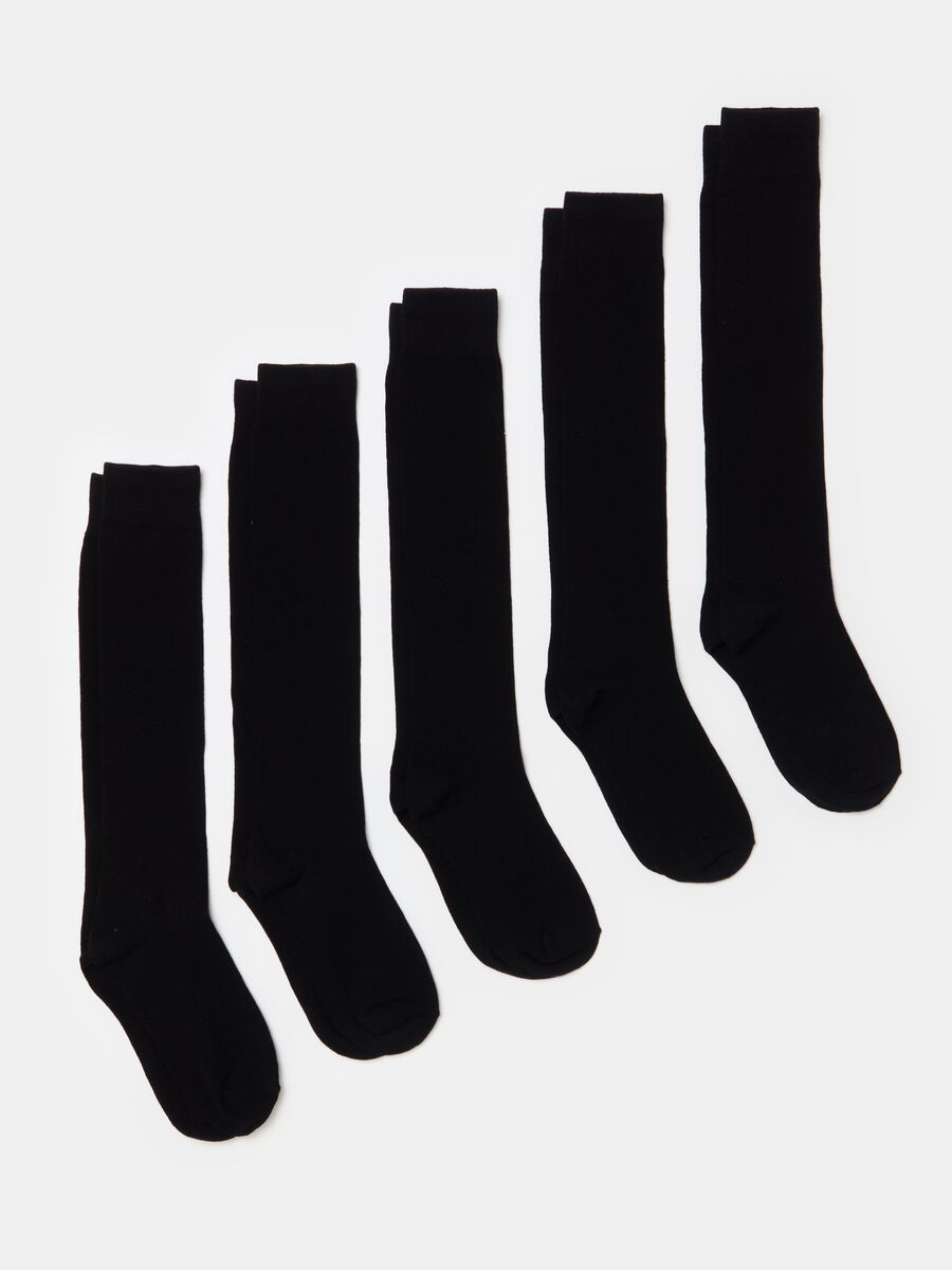 Five-pack stretch long socks_0