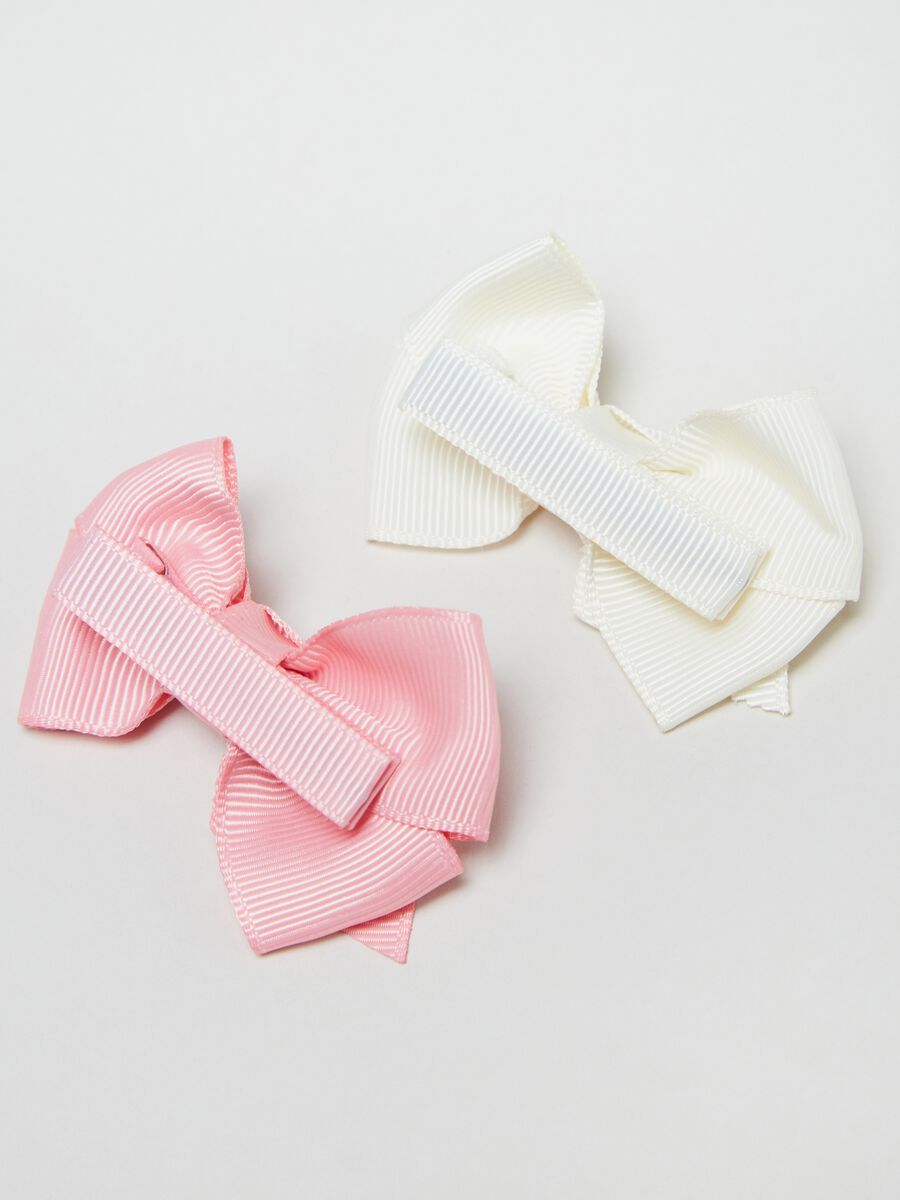 Set of two hair clips with bow_2