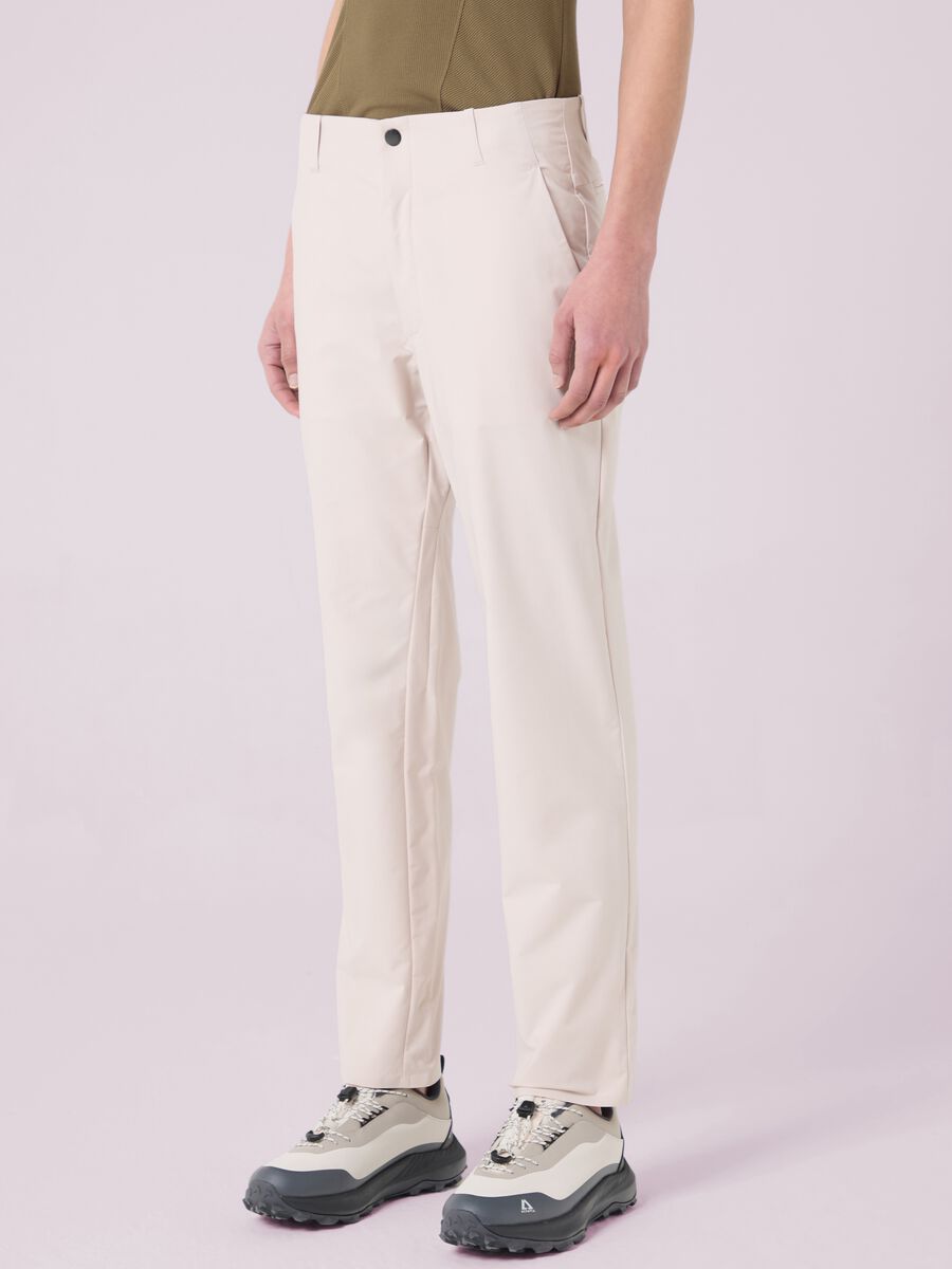 Straight Trousers in Technical Fabric ALTAVIA STUDIO_1