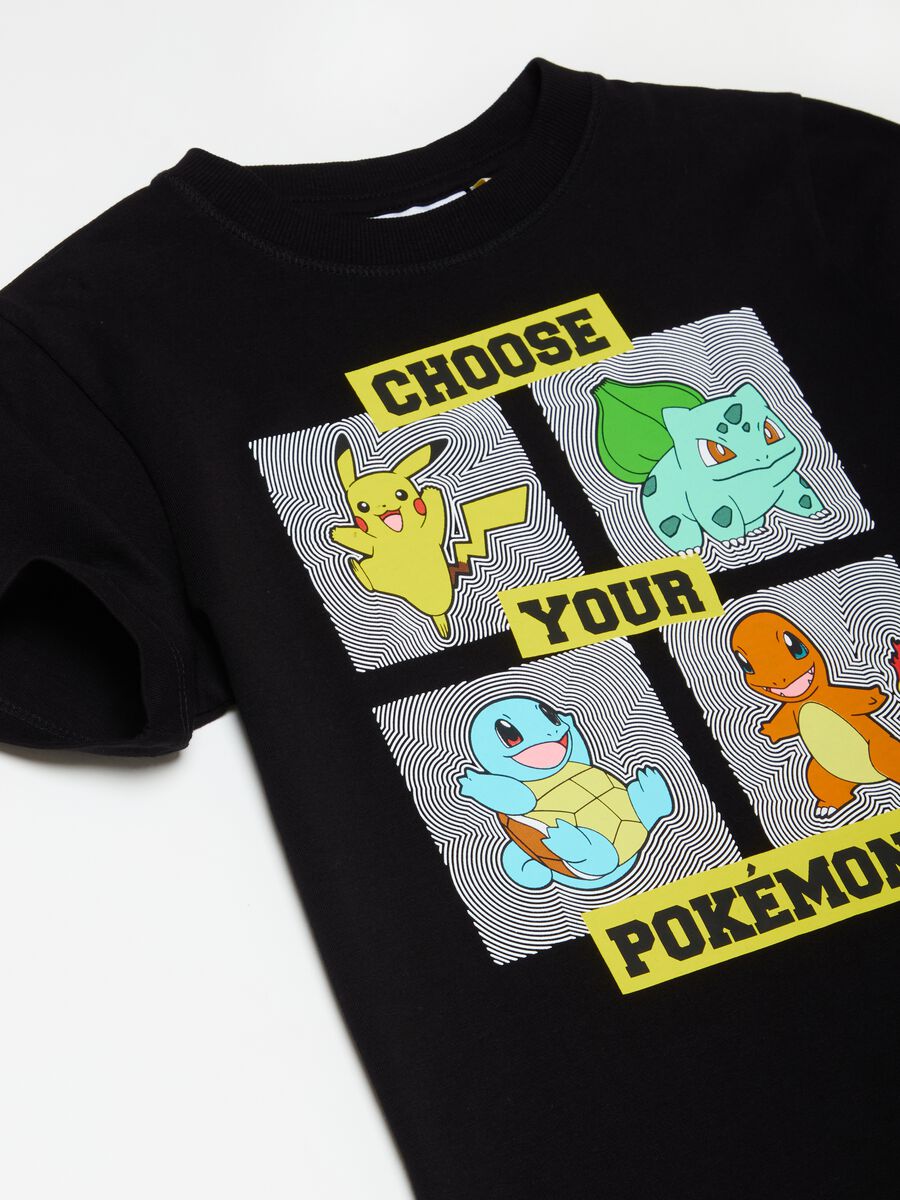 T-shirt with Pokémon characters print_2