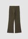 Green skinny-fit stretch cotton leggings_1