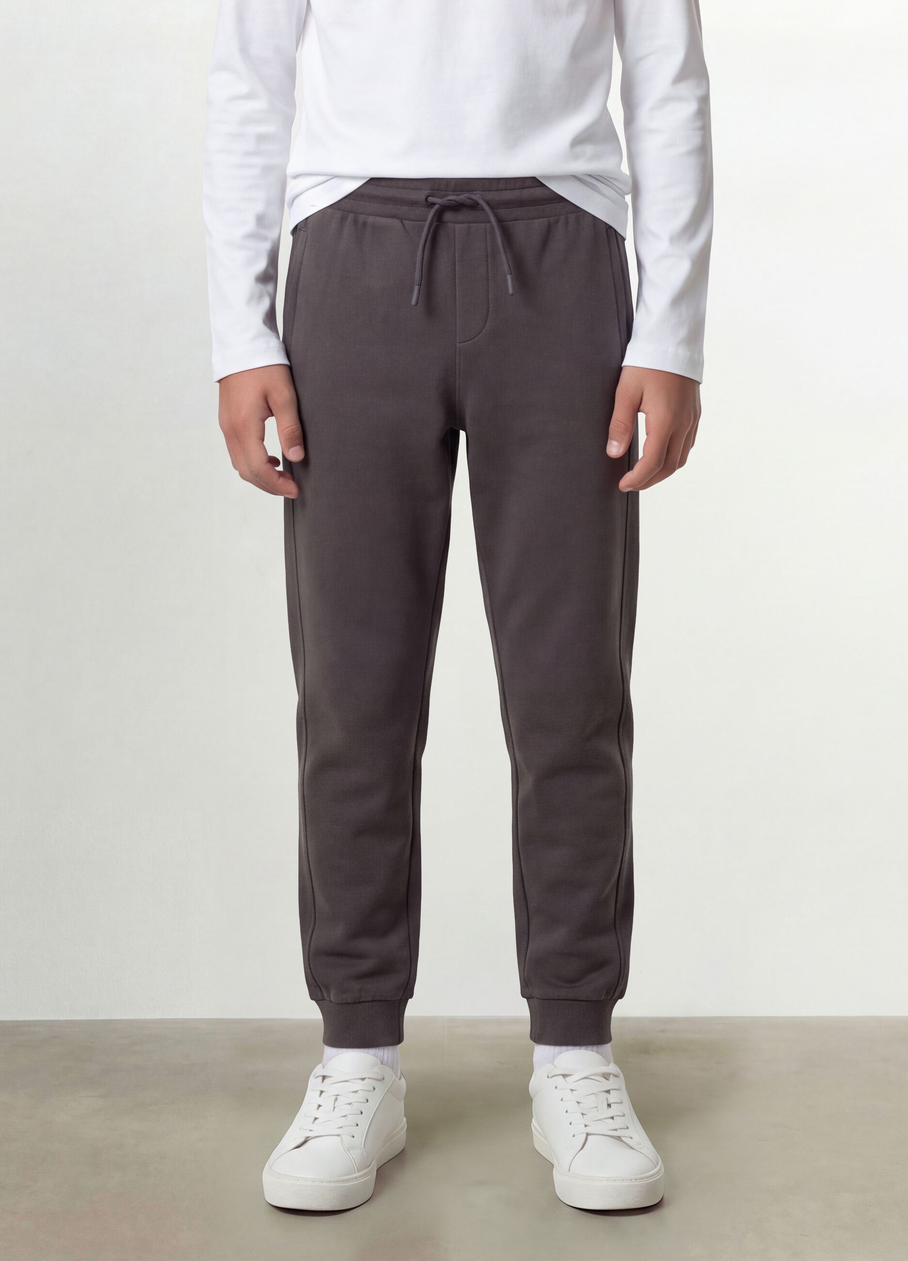 Graue Jogginghose aus Bio-Baumwolle