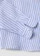 Light blue pure linen striped shirt with mandarin collar, regular fit_5