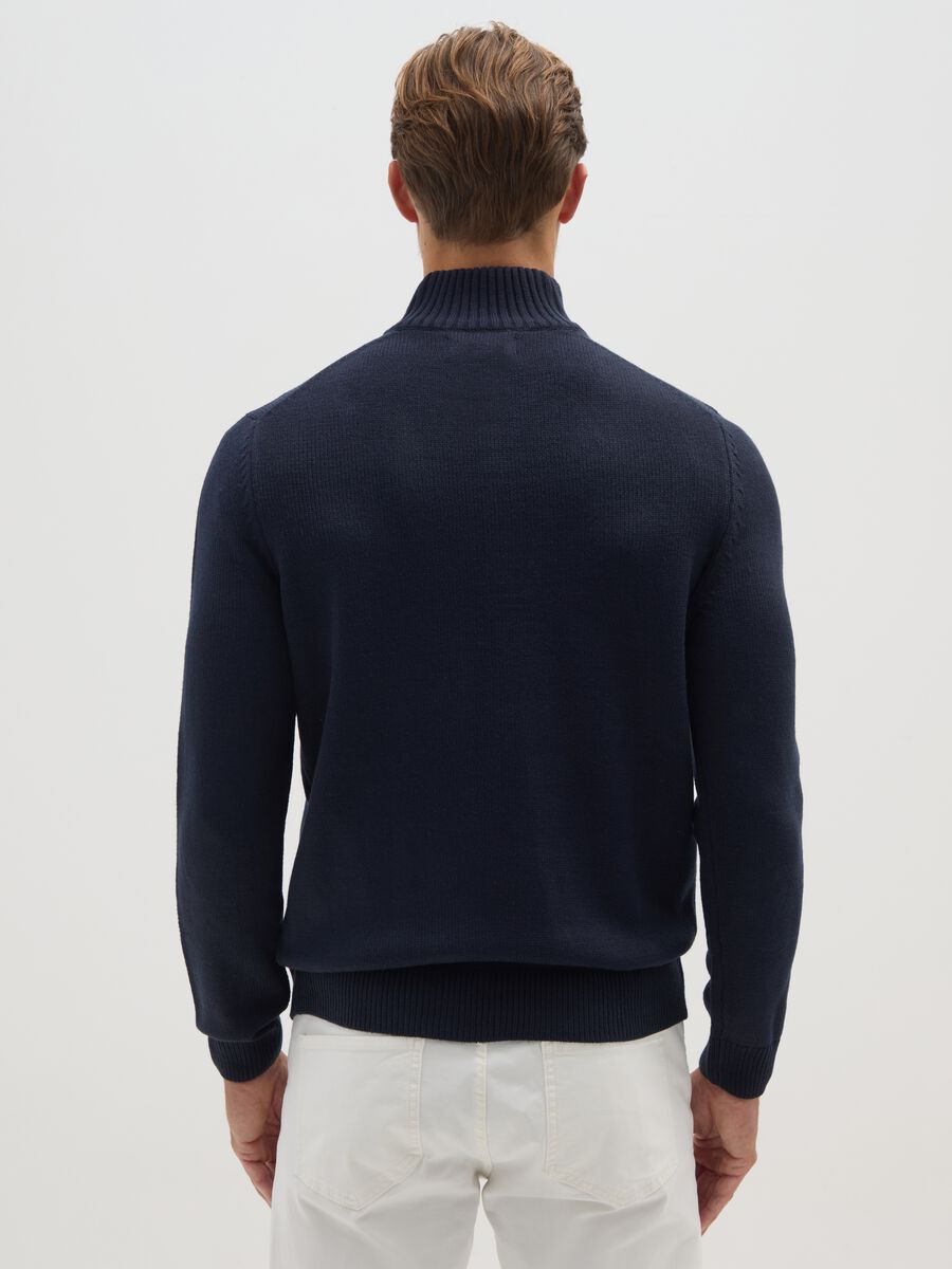 Blue regular fit jumper_2