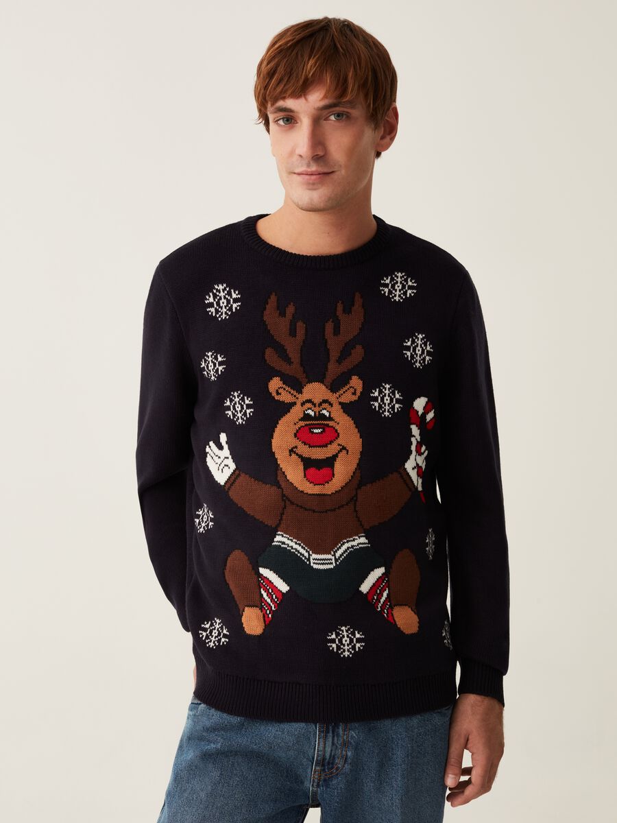 Christmas Jumper with Rudolph the Red-nosed Reindeer_0