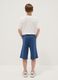 Boys&rsquo; regular-fit blue pure cotton shorts with prints_1