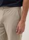 Beige regular-fit stretch-fabric jogger bermuda shorts_3