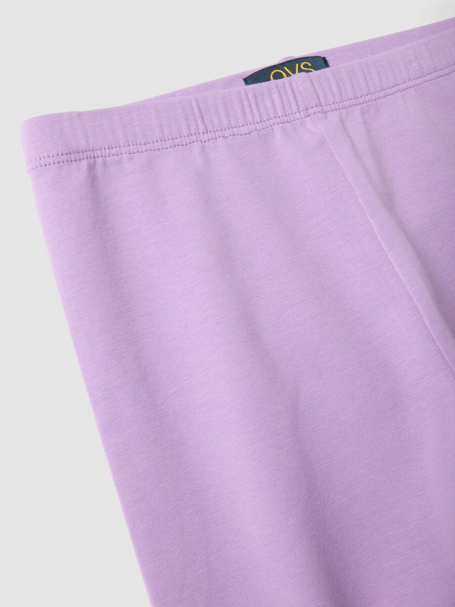 Violette Shorts aus Bio-Baumwolle_2