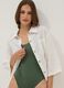 Long white pure linen beach cover-up_2