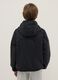 Casaco leve preto de rapaz ajuste regular_1