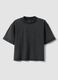 Grey pure cotton oversized fit girl&rsquo;s t-shirt_3