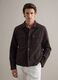 Brown cotton-linen blend jacket regular fit_2