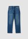Blue comfort-fit stretch cotton jeans_4
