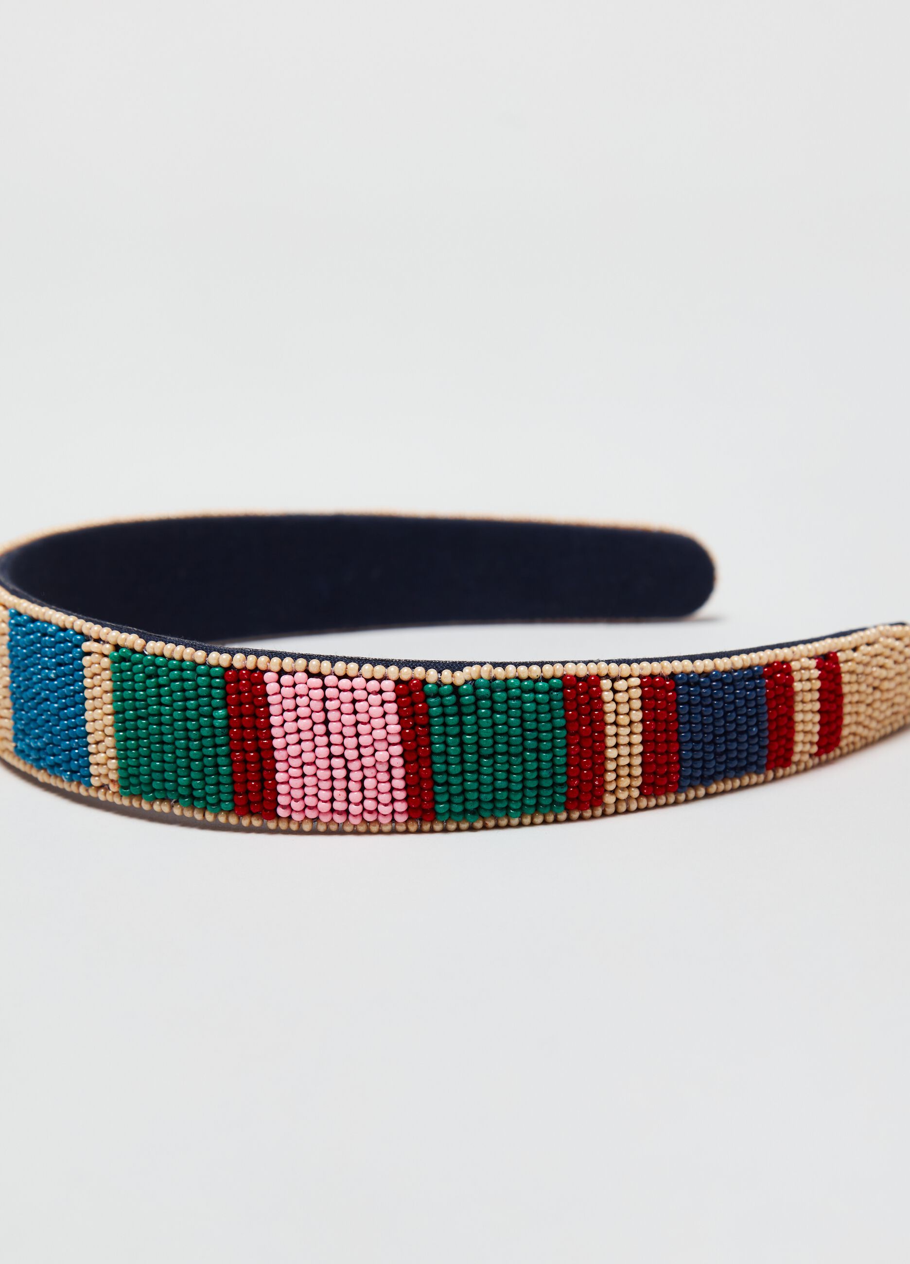 Alice band with beads