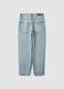 Boy's pure cotton denim blue baggy jeans_4