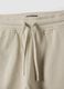 Beige pure cotton shorts for kids regular fit_2