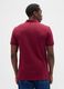 Red stretch short sleeve polo_1
