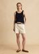 Blaues Tanktop aus reinem Baumwoll-Crochet_1